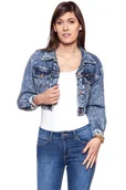 Kurtki damskie - Wrangler, Kurtka damska, Cropped Jacket Risky Business W421Gf25G, rozmiar M - miniaturka - grafika 1