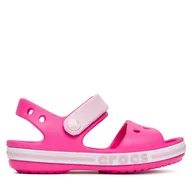 Buty dla dziewczynek - Sandały Crocs BAYABAND SANDAL T 211055-6QQ Różowy - miniaturka - grafika 1