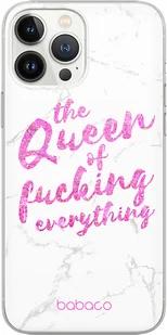 Etui do Apple IPHONE 14 Queen 003 Babaco Nadruk pełny Biały - Etui i futerały do telefonów - miniaturka - grafika 1