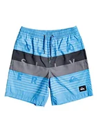 Kąpielówki dla chłopców - Quiksilver chłopięce spodenki do pływania Jam/Volley Word Block 15" - spodenki do pływania dla chłopców 8-16, Blithe, S/10, EQBJV03267 - miniaturka - grafika 1