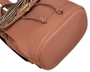 Miejski Plecak Damski Z Klapką Wykonany Ze Skóry Ekologicznej Lumarko! - Plecaki - miniaturka - grafika 9