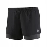 Spodenki damskie - Damskie szorty do biegania Reebok Speedwick Osr 2-1 Xs - miniaturka - grafika 1