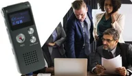 Rejestratory do monitoringu - Mały-Rejestrator Dźwięku/Dyktafon Cyfrowy (8GB/570h.) + Nagrywarka Tel. + Współpraca z PC + Menu PL. - miniaturka - grafika 1