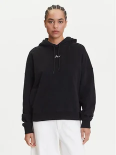 BOSS Bluza C_Ehoody 50547572 Czarny Oversize - Bluzy damskie - miniaturka - grafika 1