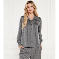 Koszule damskie - Michael Kors Satynowa koszula MK2000 Relaxed fit - miniaturka - grafika 1