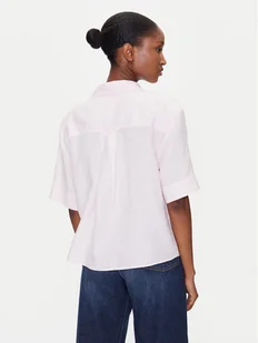Tommy Hilfiger Koszula WW0WW44720 Różowy Relaxed Fit - Koszule damskie - miniaturka - grafika 1