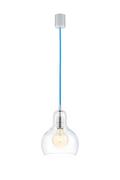 Lampy sufitowe - Kaspa Longis I lampa wisząca 1-punktowa (przewód Niebieski) 10126909 - miniaturka - grafika 1