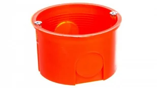 Elektro-Plast Puszka podtynkowa 60 zwykła płytka z wkrętami 0281-01 pomarańczowa - Puszki elektryczne i akcesoria - miniaturka - grafika 2