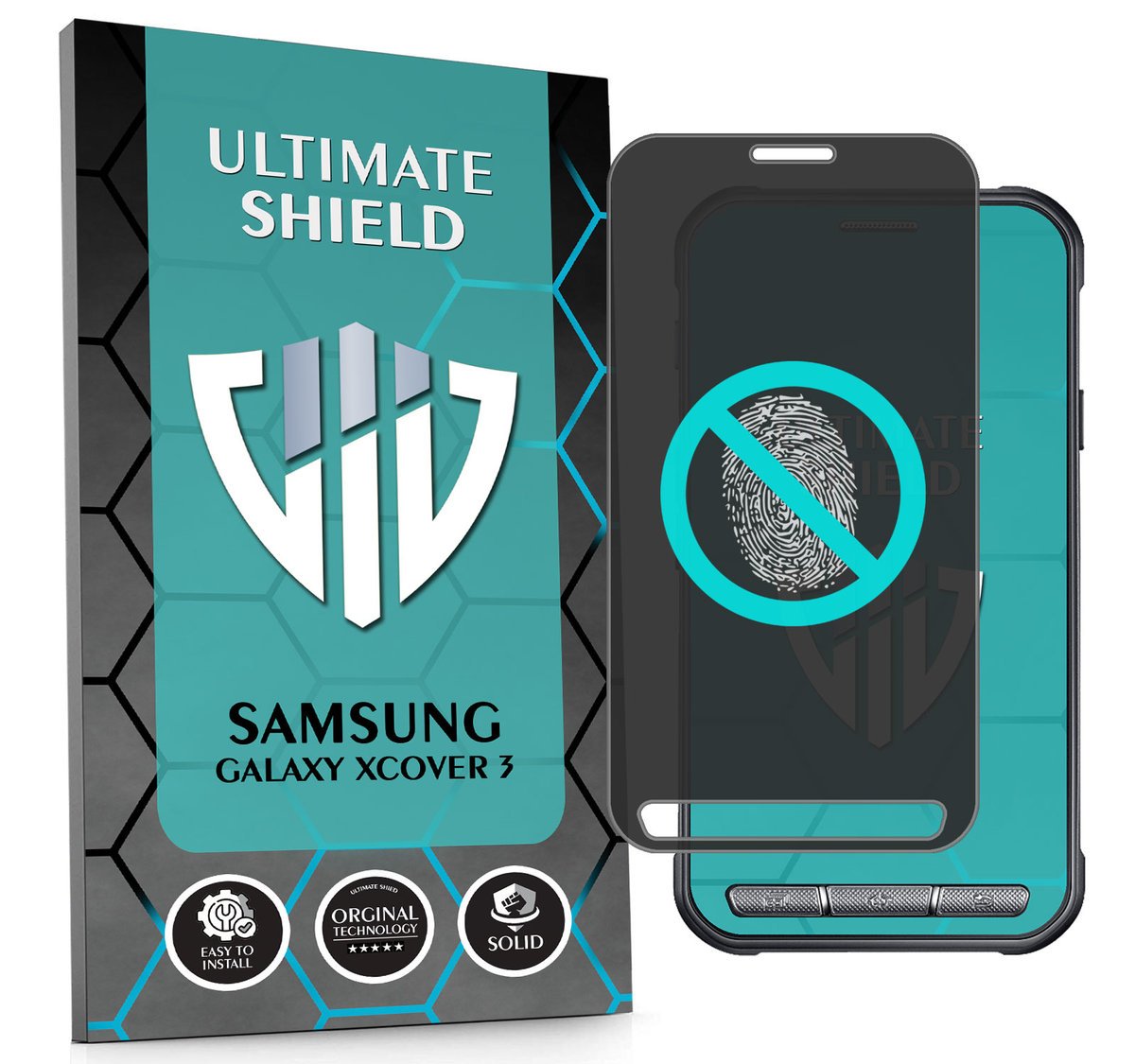 NAJLEPSZE SZKŁO 5D PEŁNE DO SAMSUNG GALAXY XCOVER 3 NIETŁUKĄCE ORYGINAŁ