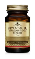 Witaminy i minerały - Solgar Witamina D3 2200IU, suplement diety, 50 kapsułek - miniaturka - grafika 1