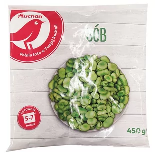 Auchan - Bób mrożony - Mrożonki warzywne i owocowe - miniaturka - grafika 1