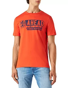 Camel Active T-Shirt Męski, Czerwony, Xxl - Koszulki męskie - miniaturka - grafika 1