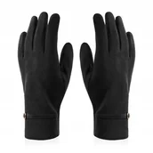 Rękawiczki - BETLEWSKI Damskie rekawiczki na zimę ciepłe dopasowane dotykowe do telefonu - miniaturka - grafika 1