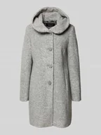 Płaszcze męskie - Płaszcz z kapturem i listwą guzikową model ‘STELLA’ - miniaturka - grafika 1