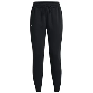 Damskie spodnie dresowe Under Armour Rival Fleece Jogger Rozmiar: L / Kolor: czarny - Spodnie sportowe damskie - miniaturka - grafika 1