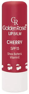 Golden Rose Pomadka ochronna o smaku wiśniowym - Lip Balm Cherry SPF15 Pomadka ochronna o smaku wiśniowym - Lip Balm Cherry SPF15 - Balsamy do ust - miniaturka - grafika 1