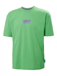 Koszulki sportowe męskie - Helly Hansen Koszulka "Play" w kolorze zielonym - grafika 1