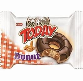 CIASTKA Biszkopty z Nadzieniem DONUT Today CARAMEL 24x50g