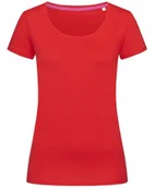 Koszulki i topy damskie - T-shirt damski Koszulka damska bawełniana Stedman Megan ST9120 Red S - miniaturka - grafika 1