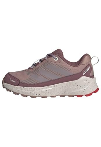 adidas Uniseks - dzieci Terrex Trailmaker 2 RAIN.RDY Hiking Shoes Kids, Warm Clay/Preloved Fig/Pure Ruby, 31 EU