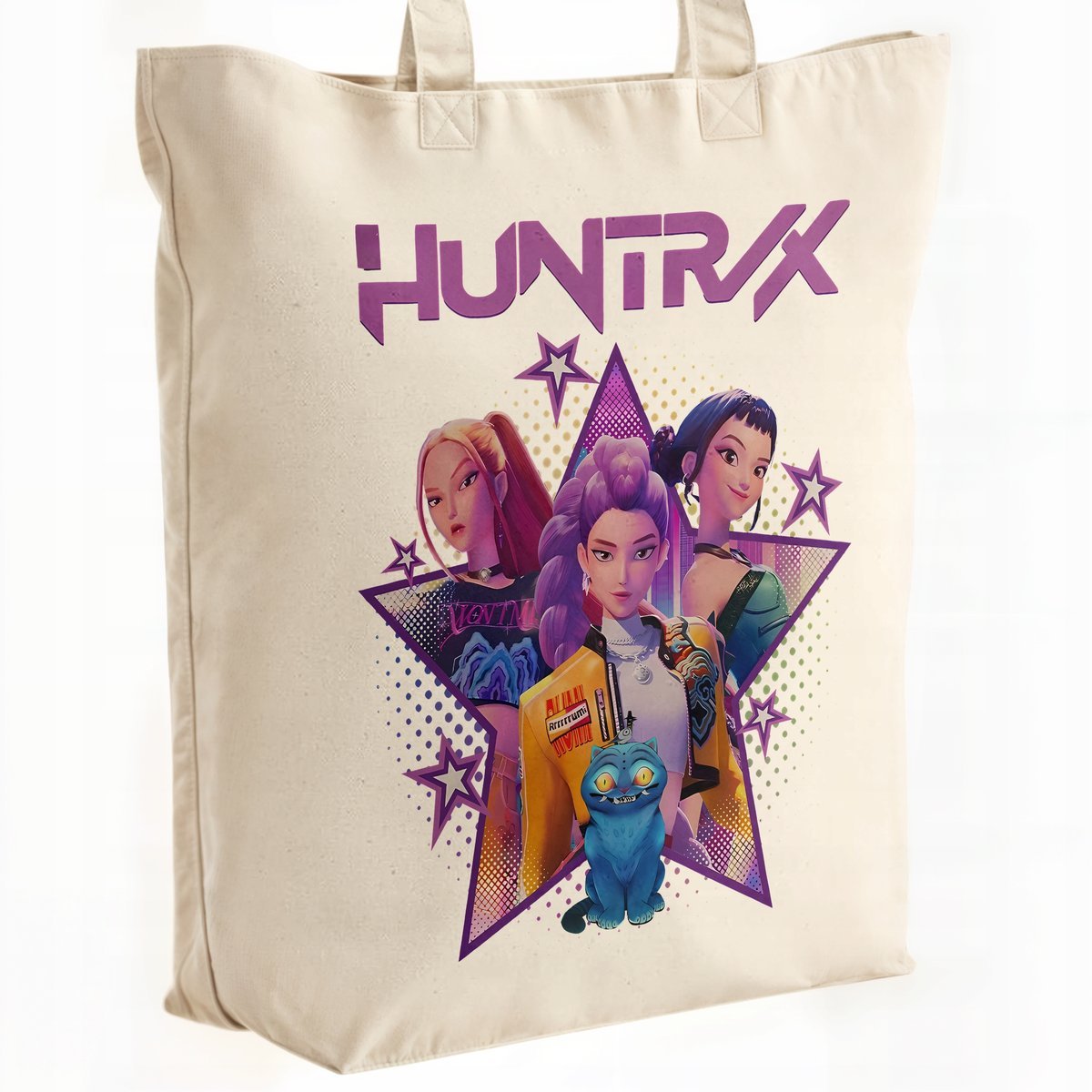 Torba bawełniana premium KPopowe Łowczynie Demonów Huntrix Saja Dla Fanów