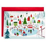 Kartki okolicznościowe i zaproszenia - Hallmark Zapakowane kartki świąteczne, śnieżne miasto (40 kart z kopertami) - miniaturka - grafika 1