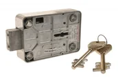 Zamki i wkładki - Zamek sejfowy do szafki na broń, atest IMP klasa A, klucz 69 mm typ 3012 wysokość 60 mm szerokość 87 mm - miniaturka - grafika 1