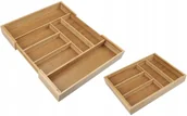 Akcesoria do sztućców - Ravi Bambusowy Organizer Do Szuflady - miniaturka - grafika 1