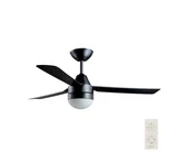 Wentylatory sufitowe - BAYSIDE 531018 - Wentylator sufitowy MEGARA 2×E14/15W/230V brązowy + pilot - miniaturka - grafika 1