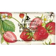 Mydła - Florinda Florinda Mydło naturalne roślinne TRUSKAWKA 100 g flo-006 - miniaturka - grafika 1