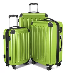 HAUPTSTADTKOFFER - Alex – walizka podróżna na kółkach, 4 podwójne kółka,  rozszerzenie, zielone jabłko, Koffer-Set, Zestaw walizek - Ceny i opinie na  Skapiec.pl
