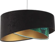 Lampy sufitowe - Lampa wisząca Lumes Czarno-zielona lampa wisząca nad stół - EXX11-Gelva - miniaturka - grafika 1