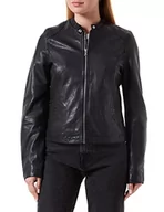 Kurtki damskie - Freaky Nation Damska kurtka skórzana Summer Carol-FN, czarna, L, czarny, L - miniaturka - grafika 1