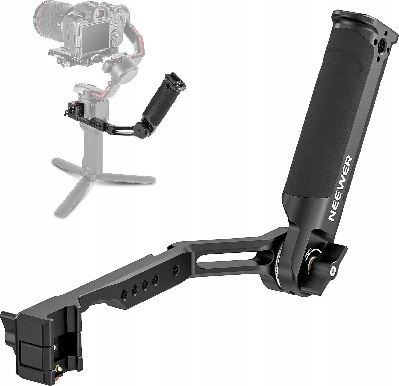 Uchwyt Grip Mocowanie Ręka do DJI RONIN RS 4 / RS4 PRO / RS3 / 3 MINI / RSC 2 / RS2 / ST49