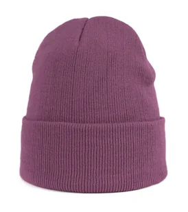 Czapka Zimowa Damska Męska Beanie Podwijana Uniwersalna Casualowa Jesienna - Czapki damskie - miniaturka - grafika 1