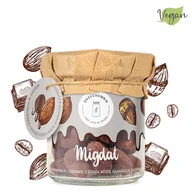 Inne słodycze - Migdał w chrupiącej ciemnej czekoladzie Gianduia z espresso (vegan) - miniaturka - grafika 1