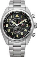 Moda i Uroda OUTLET - Citizen Męski chronograf Eco-Drive zegarek na rękę tytanowy, czarny, Rozmiar uniwersalny, Bransoletka - miniaturka - grafika 1