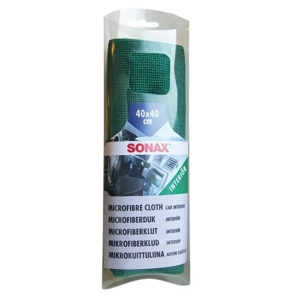 Sonax 4165000 ściereczka z mikrofibry do szyb i wnętrza, 40 x 40 cm