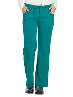 Spodnie damskie - Dickies Damskie spodnie medyczne, Niebiesko-zielony/powiew raju (Trace Of Paradise), XS - grafika 1