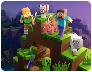 PODKŁADKA POD MYSZKĘ MINECRAFT Z IMIENIEM 23x19CM DO LAPTOPA - Podkładki pod mysz - miniaturka - grafika 1