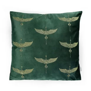 Poszewka DEKORACYJNA CRANE z haftem 45x45 cm HOMLA - Poszewki na poduszki - miniaturka - grafika 1