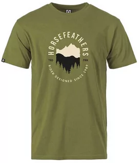 Koszulki dla chłopców - Horsefeathers SKYLINE LIZARD koszulka męska - XL - grafika 1