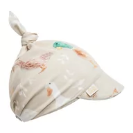 Czapki dla dzieci - Chustka bambusowa z daszkiem wiązana - Dziubaczki - miniaturka - grafika 1