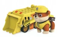 Figurki dla dzieci - Klocki Figurka Paw Patrol Z Samochodem Rubble - miniaturka - grafika 1