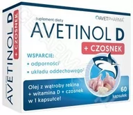 Witaminy i minerały - Avet Pharma Avetinol D + Czosnek 60 kapsułek 3725961 - miniaturka - grafika 1