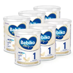Bebiko Pro+ 1 Mleko początkowe częściowo fermentowane dla niemowląt od urodzenia ZESTAW 6x700g - Mleko modyfikowane - miniaturka - grafika 1