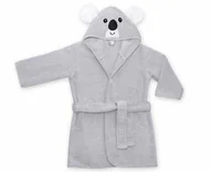 Szlafroki dla dzieci - UVIE Ciepły szlafrok dziecięcy szary Koala - miniaturka - grafika 1