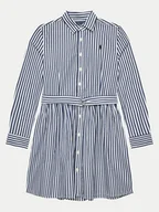 Sukienki i spódniczki dla dziewczynek - Polo Ralph Lauren Sukienka koszulowa 313934134003 Granatowy Regular Fit - miniaturka - grafika 1