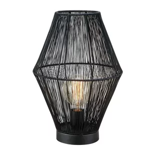 Czarna lampa stołowa z metalowym kloszem (wysokość 38 cm) Casa – Markslöjd - Noże stołowe - miniaturka - grafika 1