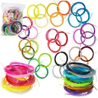 Zabawki interaktywne dla dzieci - Wkłady do długopisu 3D filament 30szt x 3m - miniaturka - grafika 1